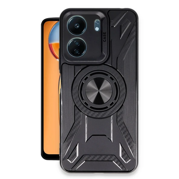 Xiaomi Redmi 13c Uyumlu Kılıf Lincoln Silikon - Siyah ürün görseli 1