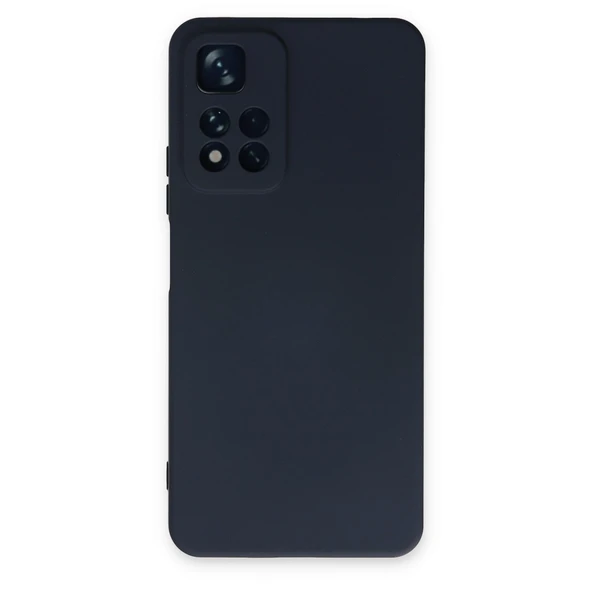 Xiaomi Redmi Note 11 Pro Plus 5g Uyumlu Kılıf Nano İçi Kadife Silikon - Lacivert ürün görseli 1