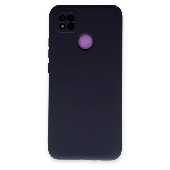Xiaomi Redmi 9c Uyumlu Kılıf Nano İçi Kadife Silikon - Lacivert ürün görseli 1