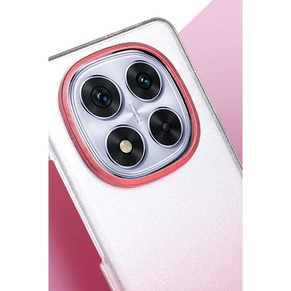 Xiaomi Redmi Note 14 Pro Plus Uyumlu Glossy Kapak - Pembe - Resim 2