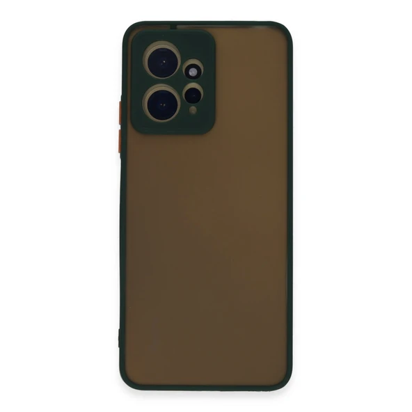 Xiaomi Redmi Note 12 4g Uyumlu Kılıf Montreal Silikon Kapak - Yeşil ürün görseli 1