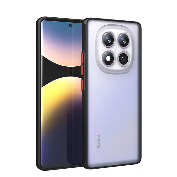 Xiaomi Redmi Note 14 Pro Plus Uyumlu Kılıf Montreal Silikon Kapak - Siyah ürün görseli 1