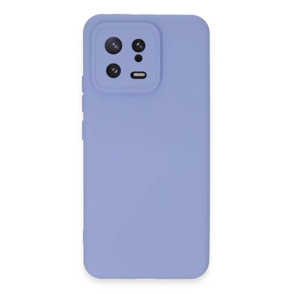 Xiaomi Mi 13 Uyumlu Kılıf Nano İçi Kadife Silikon - Lila ürün görseli 1