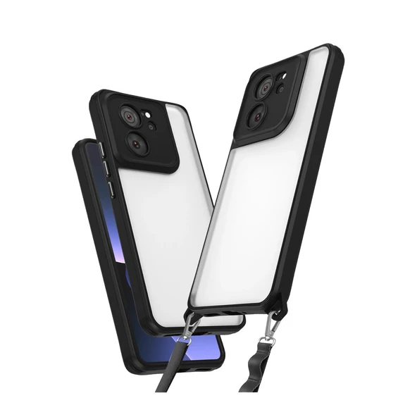 Xiaomi Mi 13t Pro Uyumlu Kılıf Penta Silikon Kılıf - Siyah ürün görseli 1