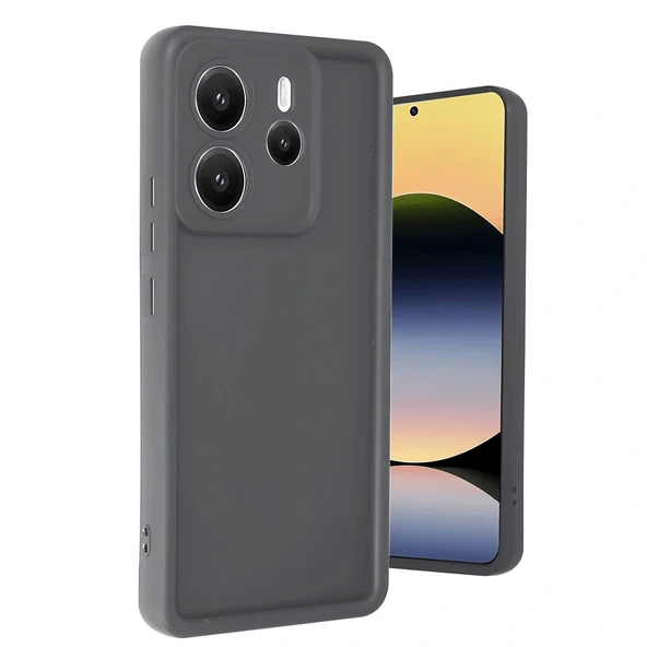 Xiaomi Redmi Note 14 4g Uyumlu Kılıf Viera Silikon - Gri ürün görseli 1