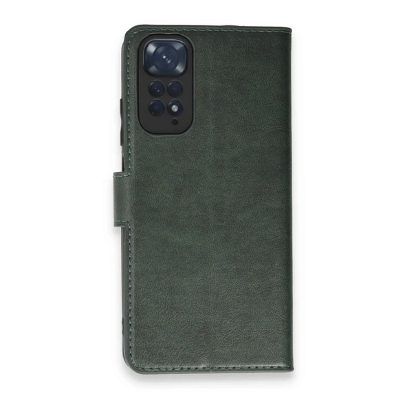 Xiaomi Redmi Note 11 Pro Uyumlu Kılıf Trend S Plus Kapaklı Kılıf - Yeşil ürün görseli 1