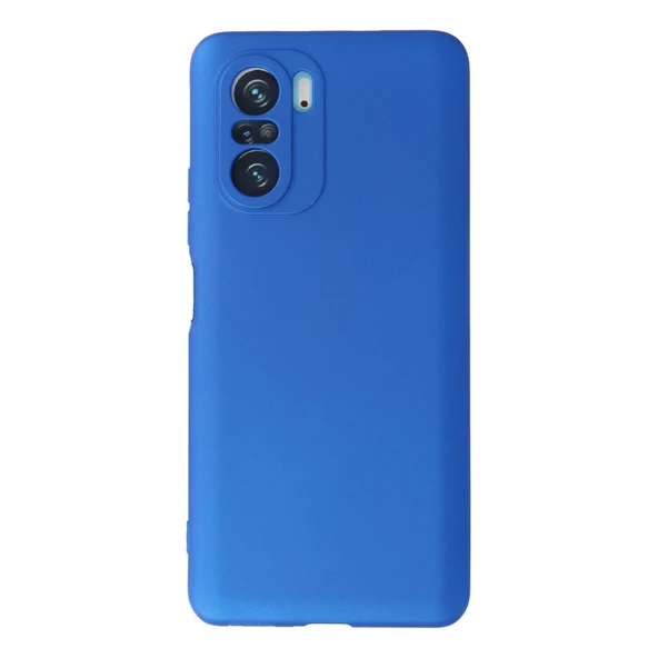 Xiaomi Poco F3 Uyumlu Kılıf First Silikon - Mavi ürün görseli 1