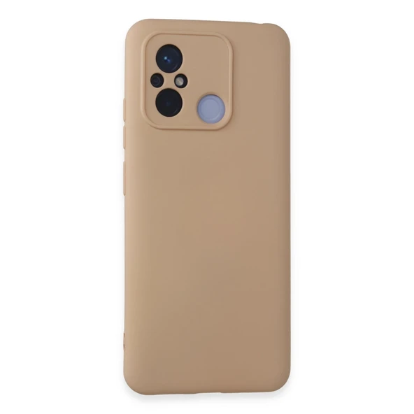 Xiaomi Redmi 12c Uyumlu Kılıf Nano İçi Kadife Silikon - Pudra ürün görseli 1
