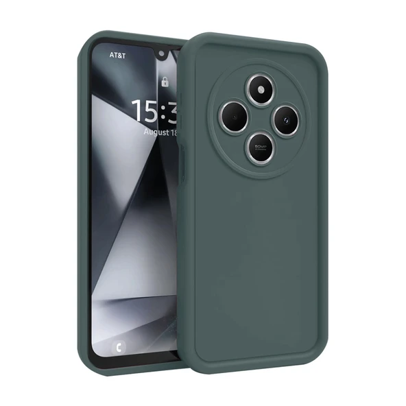 Xiaomi Redmi 14c Uyumlu Kılıf Viera Silikon - Koyu Yeşil ürün görseli 1