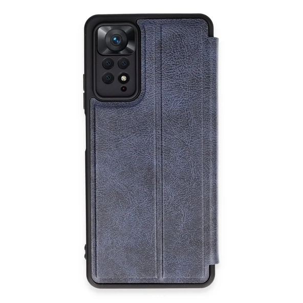 Xiaomi Redmi Note 12 Pro 4g Uyumlu Kılıf Flip Cover - Lacivert ürün görseli 1