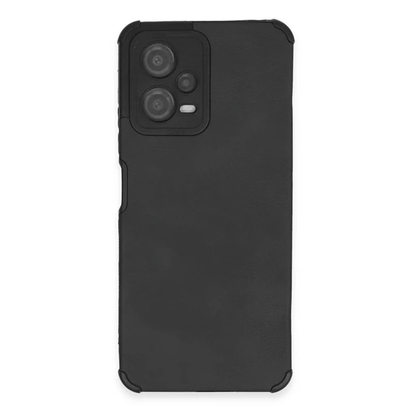 Xiaomi Redmi Note 12 5g Uyumlu Kılıf Loop Deri Silikon - Siyah ürün görseli 1