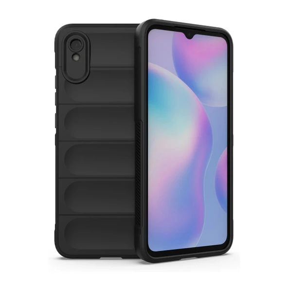 Xiaomi Redmi 9a Uyumlu Kılıf Optimum Silikon - Siyah ürün görseli 1
