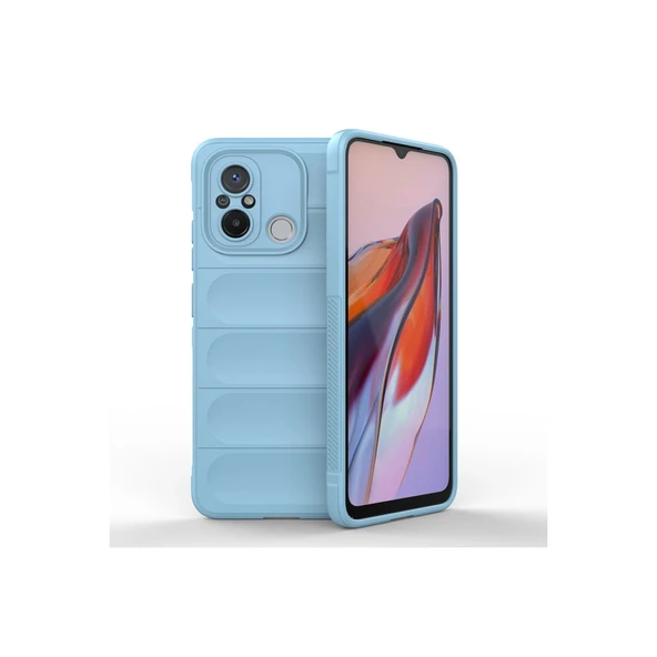Xiaomi Redmi 12c Uyumlu Kılıf Optimum Silikon - Sky Blue ürün görseli 1