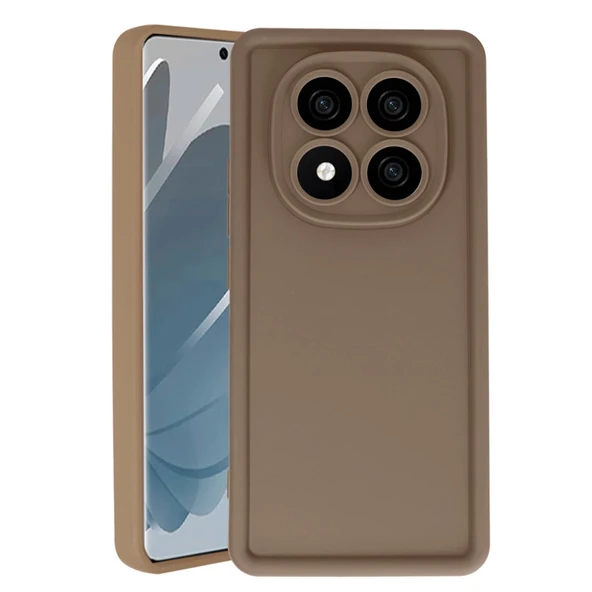 Xiaomi Redmi Note 14 Pro 4g Uyumlu Kılıf Viera Silikon - Kahverengi ürün görseli 1
