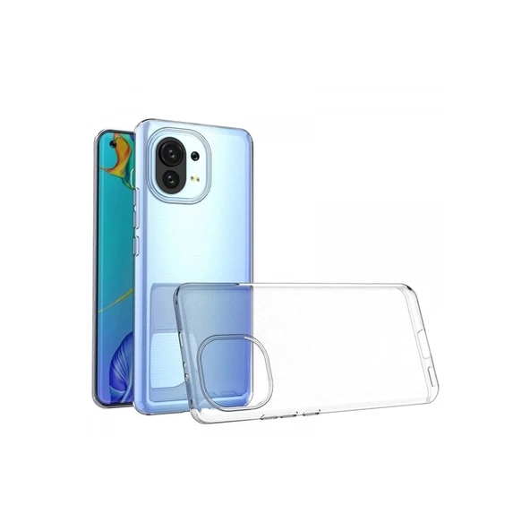 Xiaomi Mi 11 Uyumlu Kılıf Lüx Şeffaf Silikon ürün görseli 1