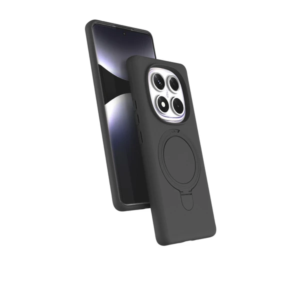 Xiaomi Redmi Note 14 Pro 5g Uyumlu Regal Magsafe Standlı Kapak - Titan Gri ürün görseli 1