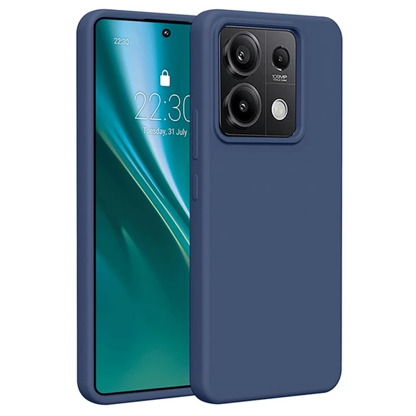 Xiaomi Redmi Note 13 Pro 5g Uyumlu Kılıf First Silikon - Lacivert ürün görseli 1