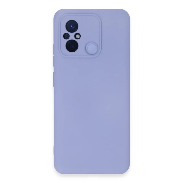 Xiaomi Redmi 12c Uyumlu Kılıf Nano İçi Kadife Silikon - Lila ürün görseli 1