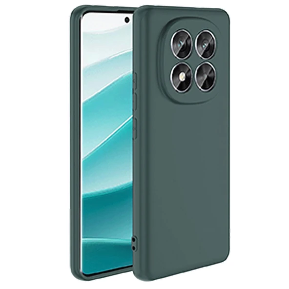 Xiaomi Redmi Note 14 Pro 5g Uyumlu Kılıf First Silikon - Koyu Yeşil ürün görseli 1