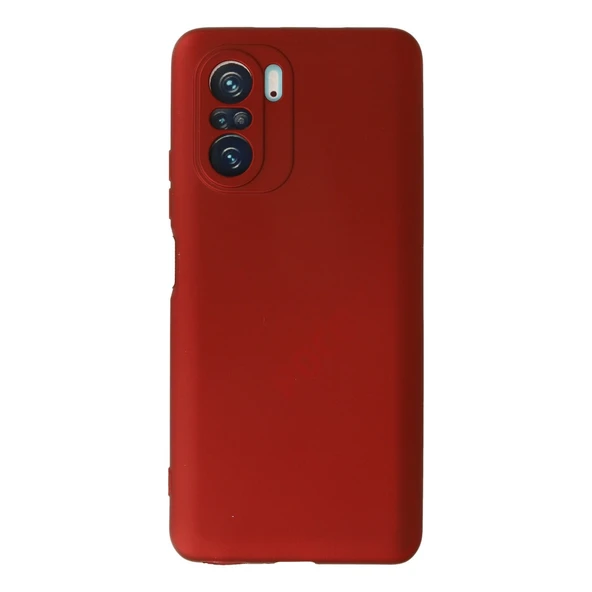 Xiaomi Poco F3 Uyumlu Kılıf First Silikon - Kırmızı ürün görseli 1