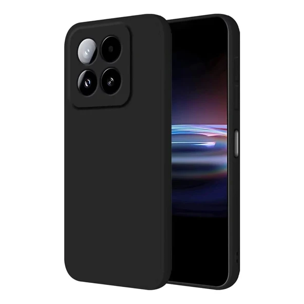 Xiaomi Mi 15t Uyumlu First Silikon - Siyah ürün görseli 1