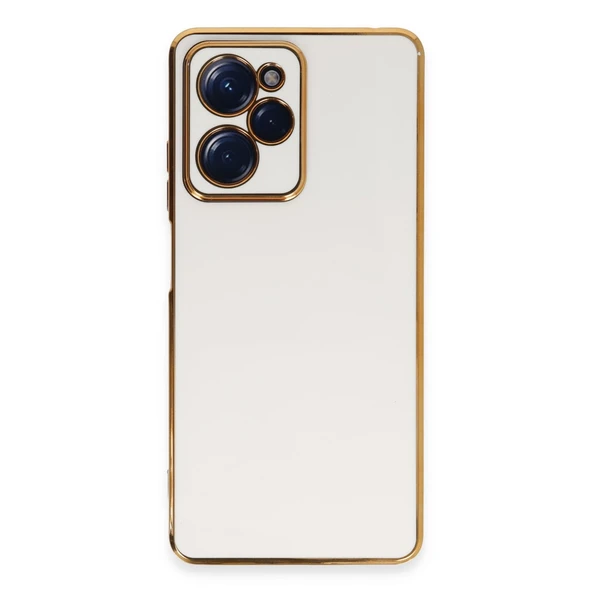 Xiaomi Poco X5 Pro 5g Uyumlu Kılıf Volet Silikon - Beyaz ürün görseli 1