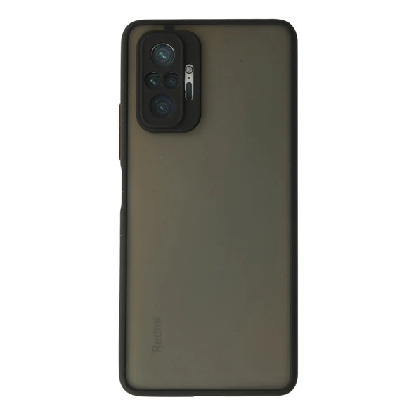 Xiaomi Redmi Note 10 Pro Uyumlu Kılıf Montreal Silikon Kapak - Siyah ürün görseli 1