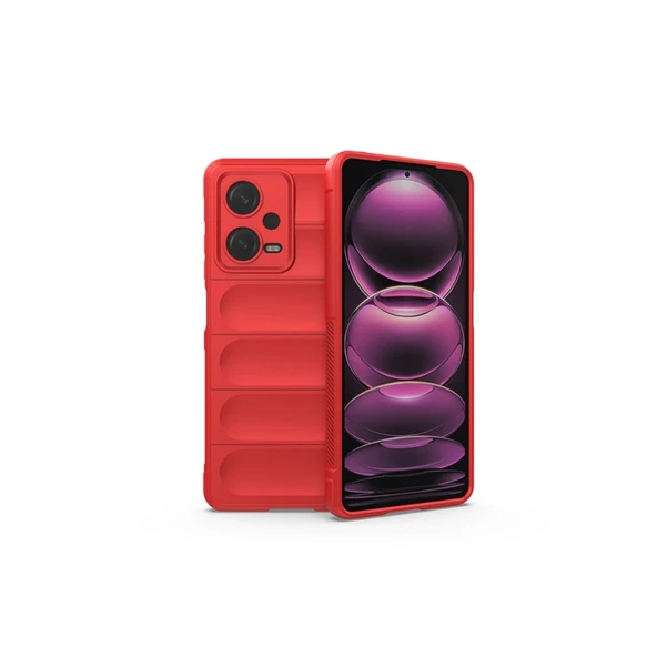 Xiaomi Redmi Note 12 4g Uyumlu Kılıf Optimum Silikon - Kırmızı ürün görseli 1
