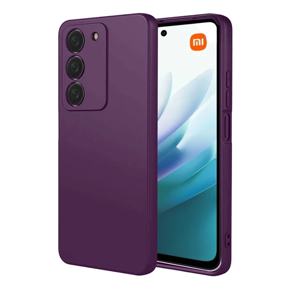 Xiaomi Redmi 15 4g Uyumlu First Silikon - Mürdüm ürün görseli 1