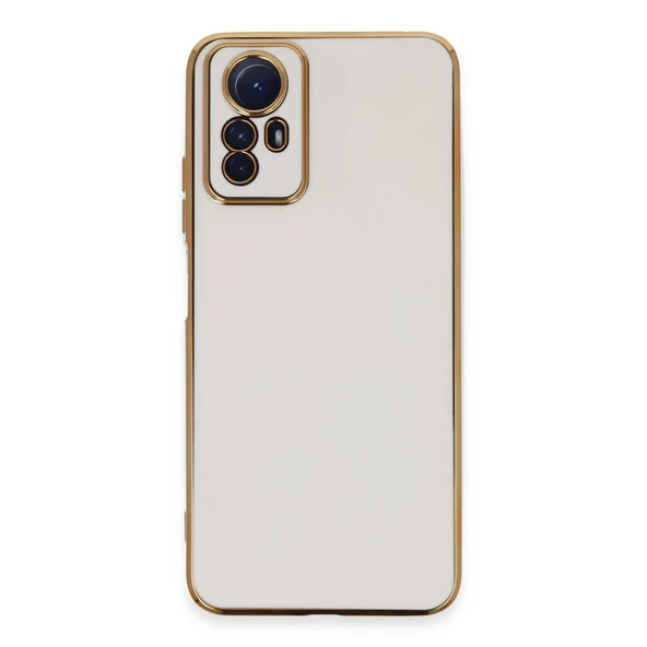 Xiaomi Redmi Note 12s Uyumlu Kılıf Volet Silikon - Beyaz ürün görseli 1