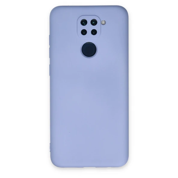 Xiaomi Redmi Note 9 Uyumlu Kılıf Nano İçi Kadife Silikon - Lila ürün görseli 1