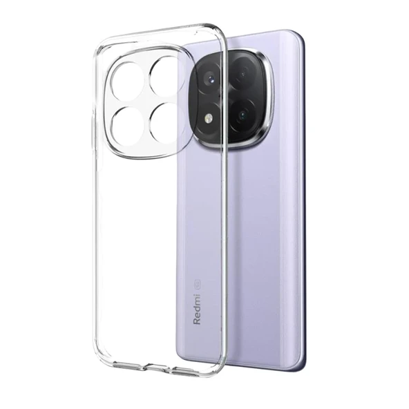 Xiaomi Redmi Note 15 Pro Plus 5g Uyumlu Lüx Şeffaf Silikon - Şeffaf ürün görseli 1