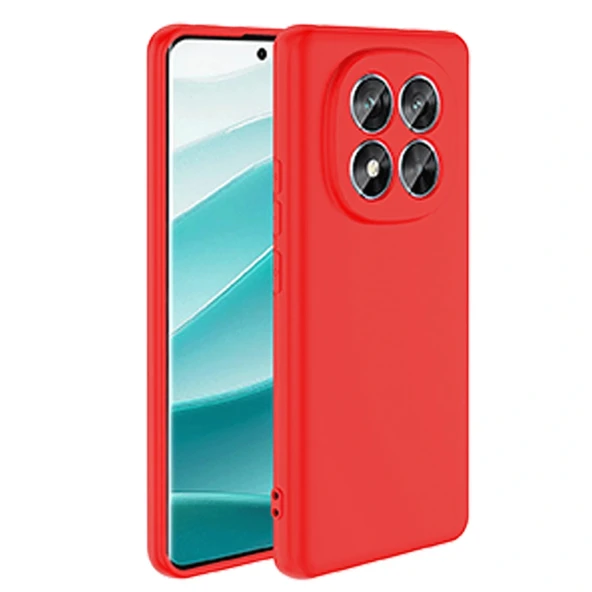 Xiaomi Redmi Note 14 Pro 5g Uyumlu Kılıf Nano İçi Kadife Silikon - Kırmızı ürün görseli 1