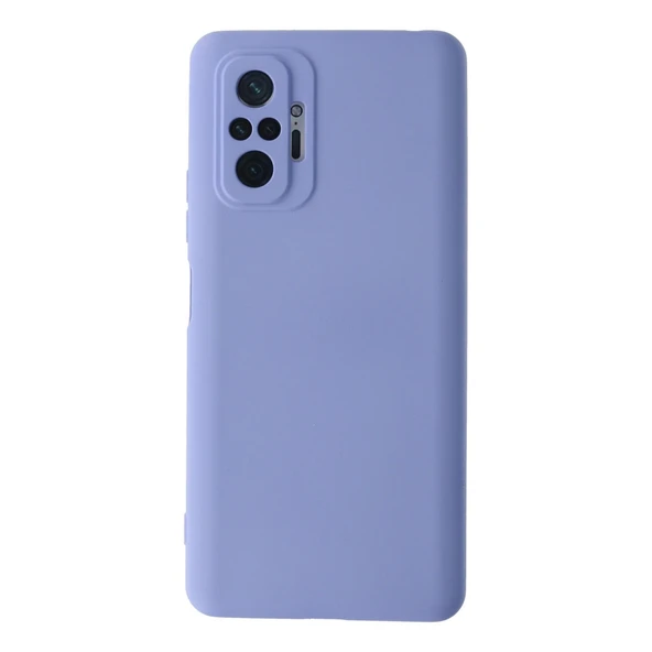 Xiaomi Redmi Note 10 Pro Uyumlu Kılıf Nano İçi Kadife Silikon - Lila ürün görseli 1