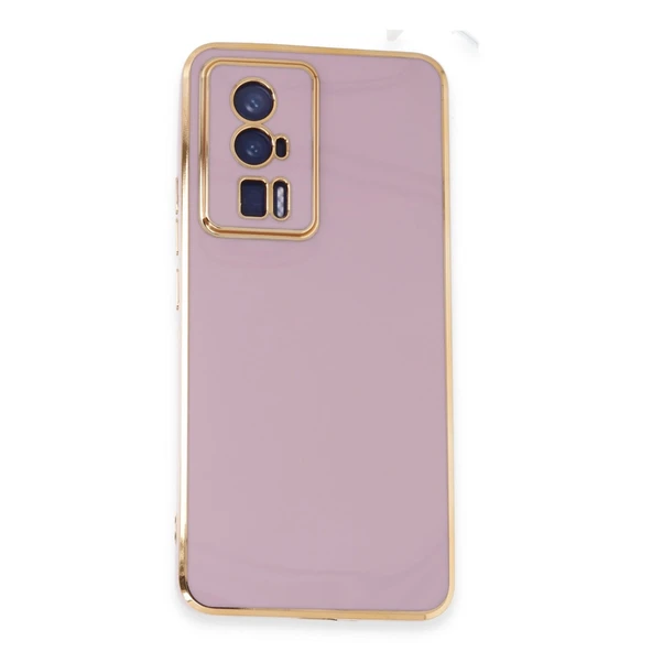 Xiaomi Poco F5 Pro Uyumlu Kılıf Volet Silikon - Mor ürün görseli 1
