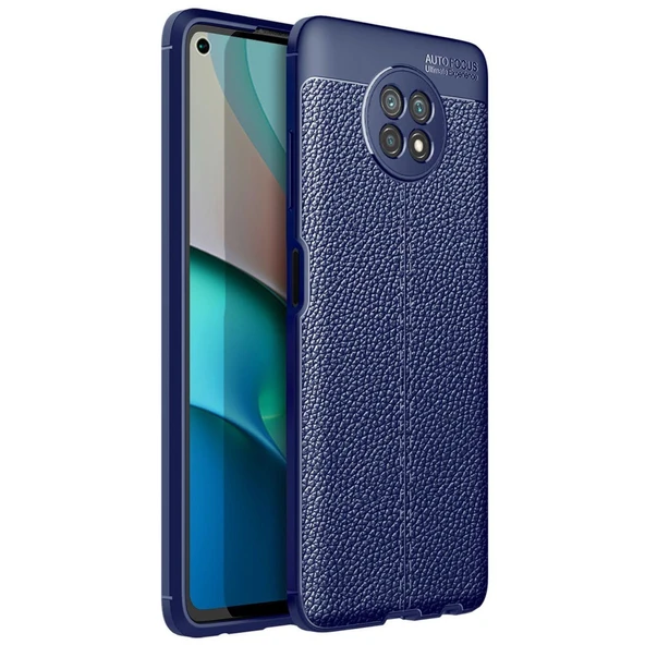 Xiaomi Redmi Note 9 5g Uyumlu Kılıf Auto Focus Kapak - Lacivert ürün görseli 1