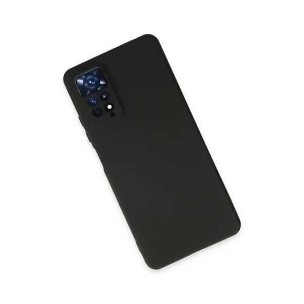 Xiaomi Redmi Note 11 Uyumlu Kılıf First Silikon - Siyah - Resim 2
