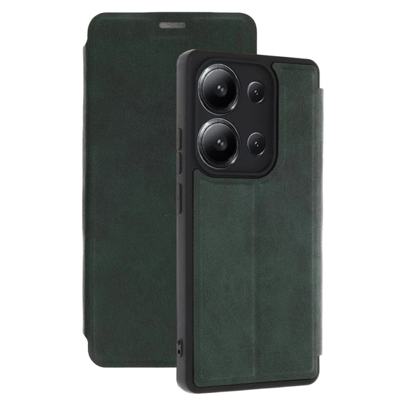 Xiaomi Redmi 15c 4g Uyumlu Flip Cover - Yeşil ürün görseli 1
