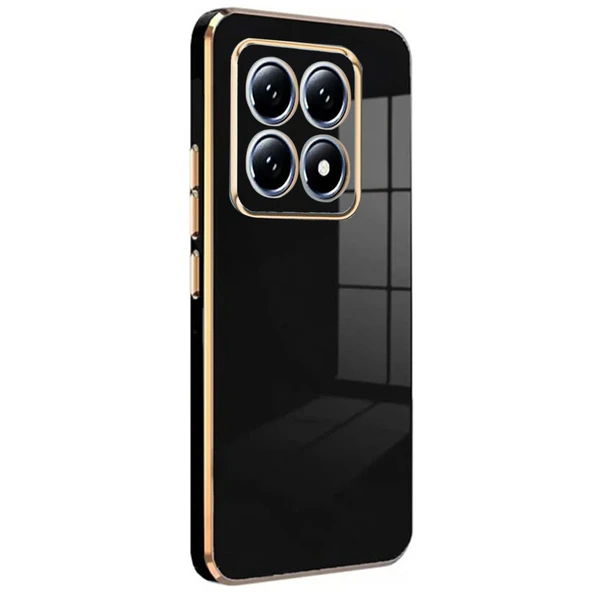 Xiaomi Mi 14t Pro Uyumlu Volet Silikon - Siyah ürün görseli 1