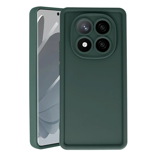 Xiaomi Redmi Note 14 Pro 5g Uyumlu Kılıf Viera Silikon - Koyu Yeşil ürün görseli 1
