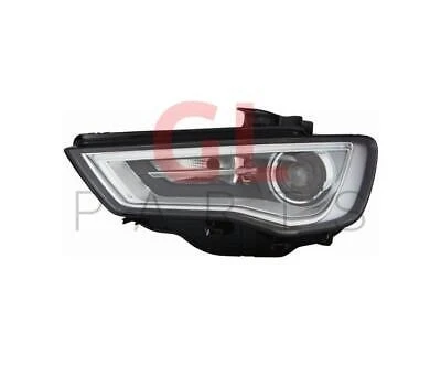 Audi A3 2013-2016 Ön Far Elektrikli Motorlu Nikelaj Ledli Xenon Tip Sol (Oem No: 8V0941043) ürün görseli 1
