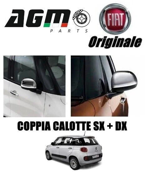 Fiat 500 (2012 Yılında Çıkan Kasa) Sol Dış Ayna Kapağı Nikelaj Sağ (Oem No: 50926890) ürün görseli 1