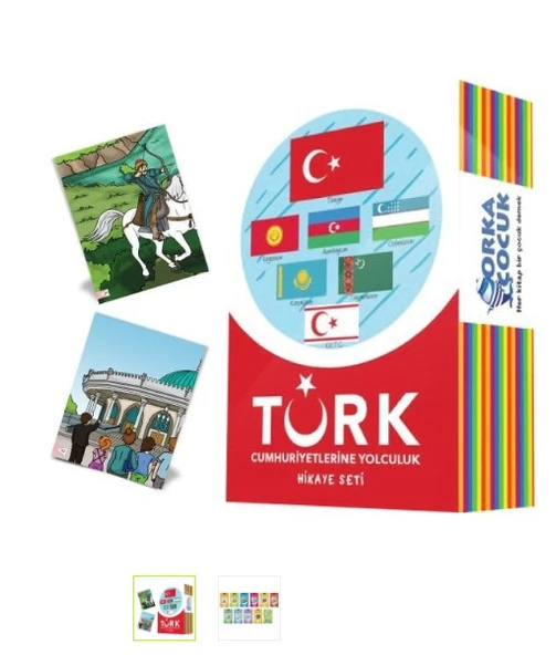 Türk Cumhuriyetlerine Yolculuk Hikaye Seti Orka Çocuk Yayınları ürün görseli 1