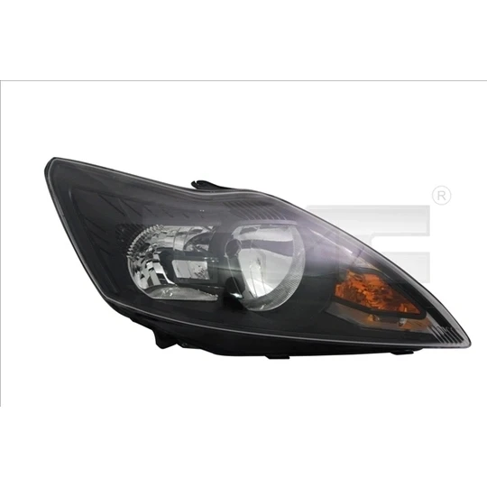 Ford Focus 2008-2010 Ön Far Elektrikli Motorlu Siyah Sol (Oem No: 8M5113101Cf) ürün görseli 1