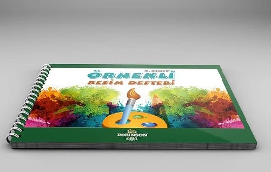 4.SINIF ROBİNSON ÖRNEKLİ RESİM DEFTERİ ürün görseli 1