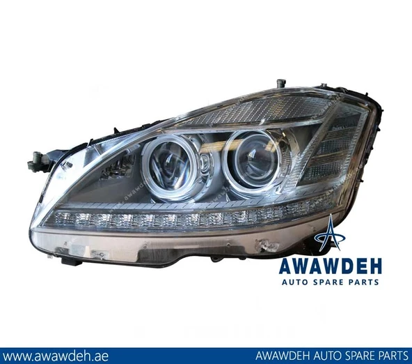 Mercedes S Class 2009-2011 Ön Far Elektrikli Motorlu Xenon Tip Ledli Sol (Oem No: A2218200959) ürün görseli 1