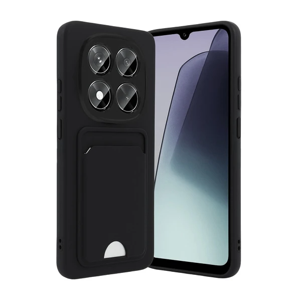 Xiaomi Redmi Note 15 Pro 5g Uyumlu Kelvin Kartvizitli Silikon - Siyah ürün görseli 1