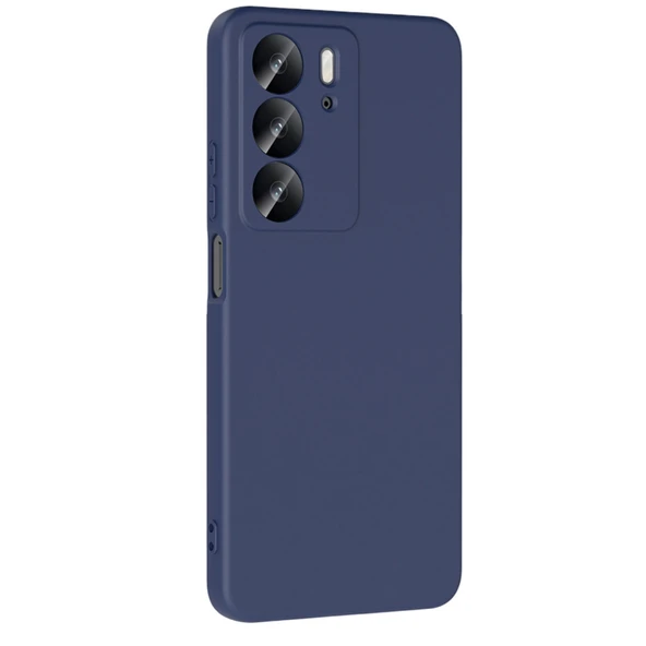 Realme C75 4g Uyumlu First Silikon - Lacivert - Resim 2
