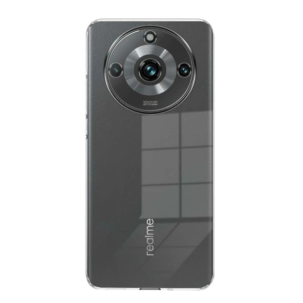 Realme 11 Pro Uyumlu Kılıf Lüx Şeffaf Silikon ürün görseli 1