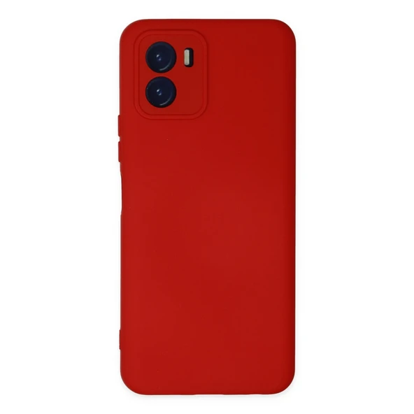 Vivo Y15s Uyumlu Kılıf Nano İçi Kadife Silikon - Kırmızı ürün görseli 1